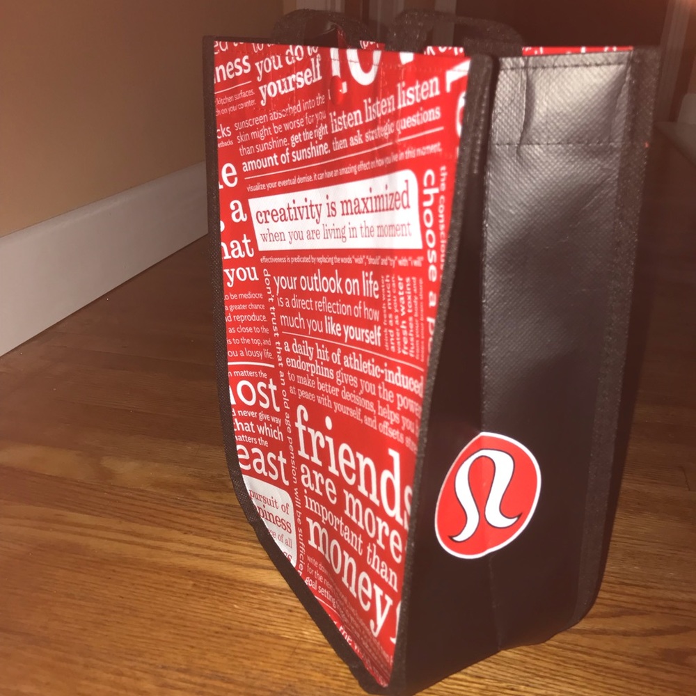 Reusable Lululemon bag